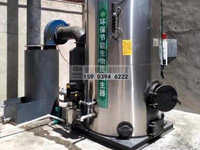 恒信锅炉0.7吨立式生物质颗粒燃料蒸汽发生器